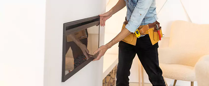 Metal Fireplace Installation in Solon, Ohio