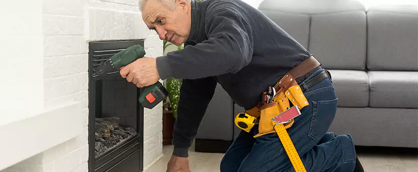 New Indoor Fireplace Installation in Solon, Ohio