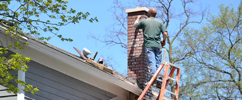 Vinyl and PVC Chimney Flashing Installation in Solon, OH