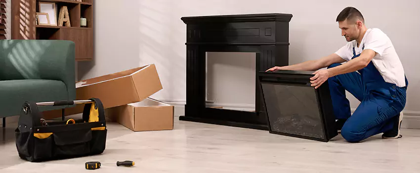 Old Rusted Metal Fireplace Repair And Replacement in Solon, OH