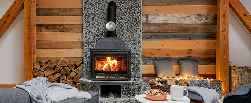 Thelin Hearth Products Direct Vent Gas Stove Fireplace Inspection in Solon, Ohio
